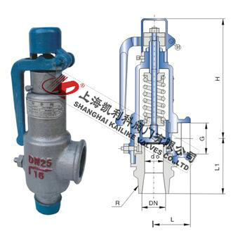 A27H、A27W、A27Y彈簧微啟式外螺紋安全閥